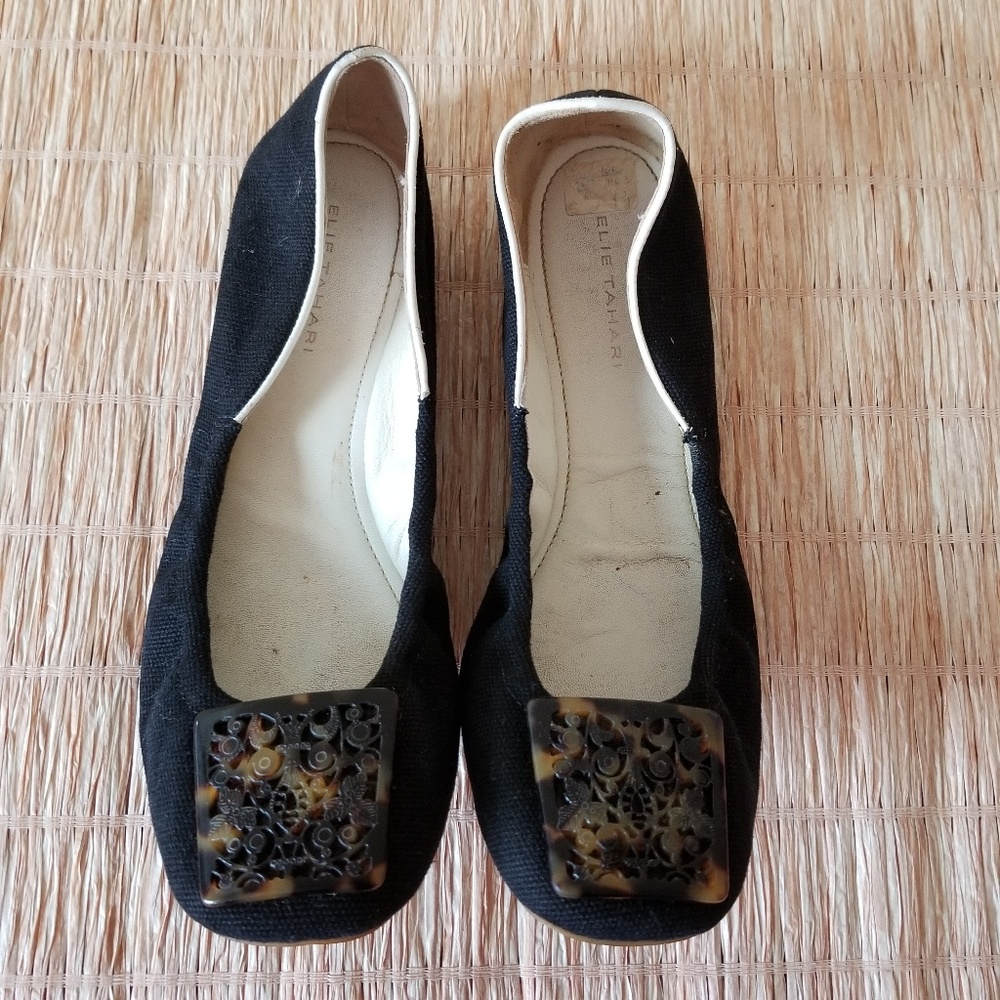 Elie Tahari JADE Ballet Flats - Picture 1 of 8